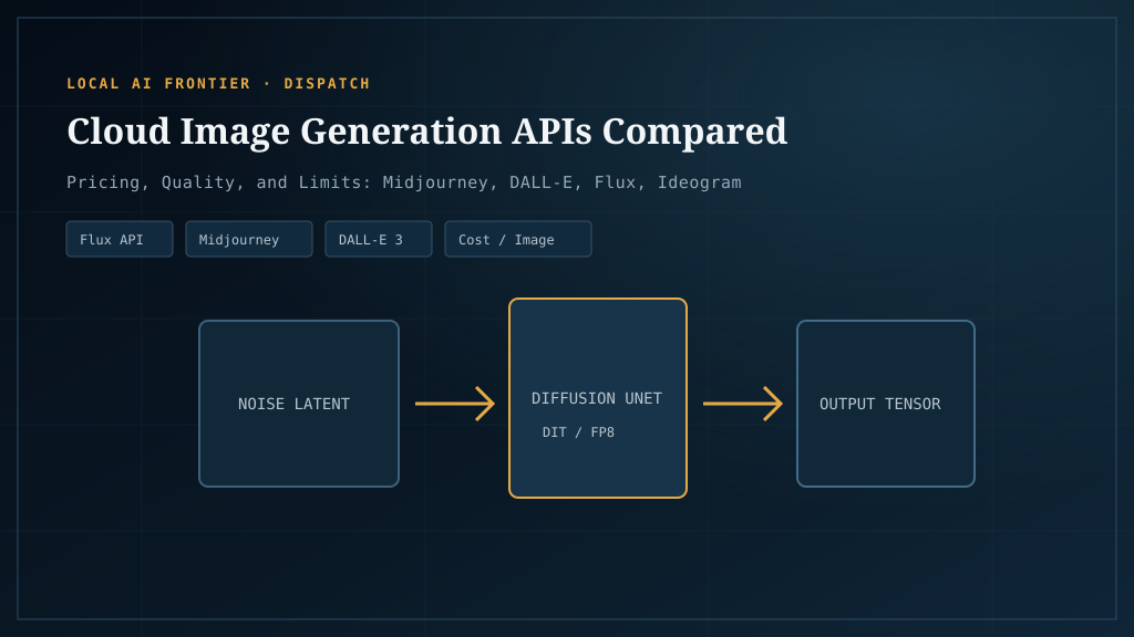 Cloud image generation APIs compared: Replicate, fal.ai, Midjourney, and OpenAI in 2026
