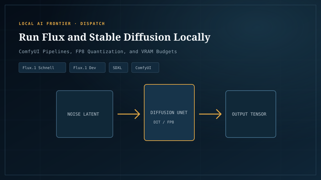 Running Flux and Stable Diffusion locally: the honest cost and hardware guide